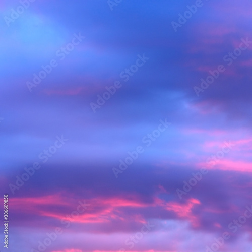 Colorful sunset sky background © valeriy boyarskiy