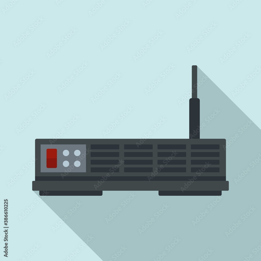 Network satellite icon. Flat illustration of network satellite vector icon for web design Network satellite icon. Flat illustration of network satellite vector icon for web design