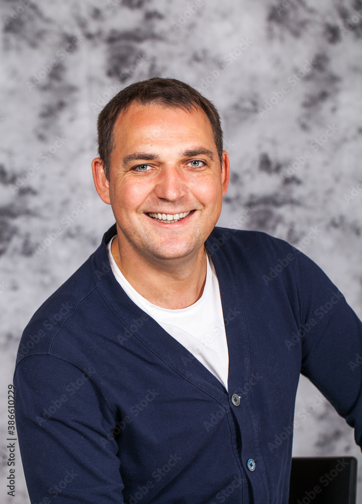 Studio portrait of middle aged man Studio portrait of middle aged man