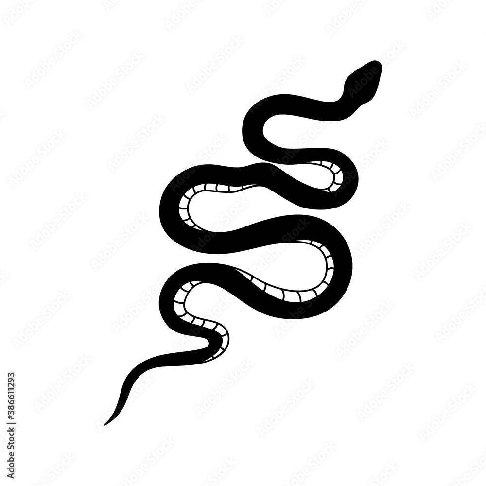 custom made wallpaper toronto digitalSnake symbol silhouette