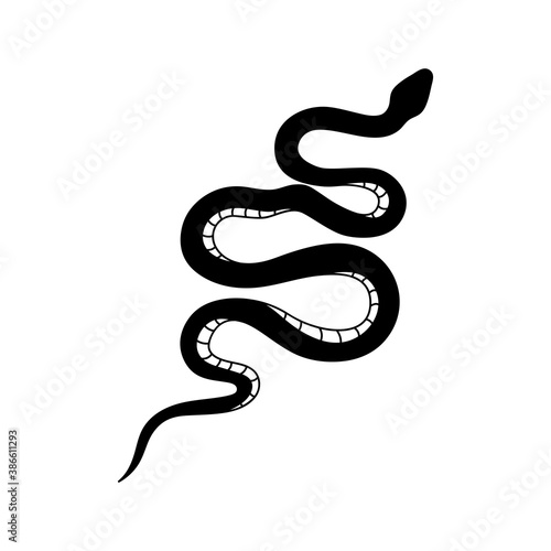 Wallpaper Mural Snake symbol silhouette Torontodigital.ca