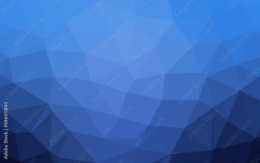 Light BLUE vector abstract polygonal texture. Light BLUE vector abstract polygonal texture.