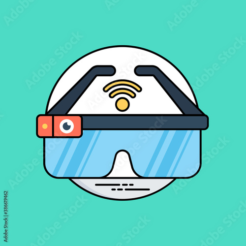 
Head mounted device virtual reality glasses provides virtual reality for the wearer
