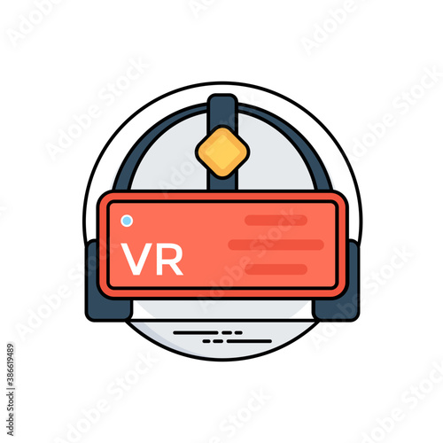
Head mounted device virtual reality glasses provides virtual reality for the wearer
