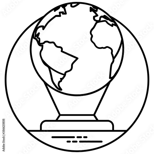 
a sense of science and technology abstract graphics, futuristic globalization interface or holographic communication
