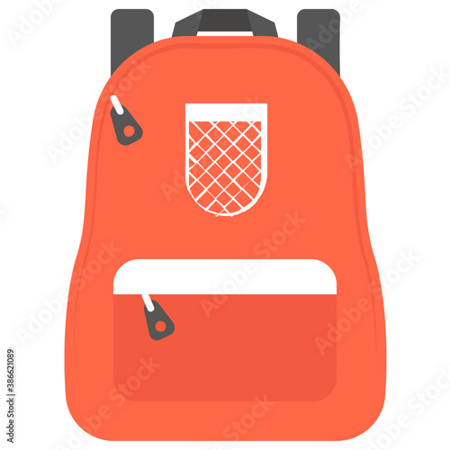 
A school kids backpack with shoulder belts
 photo