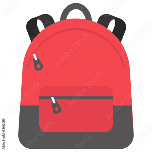 
A school kids backpack with shoulder belts
 photo