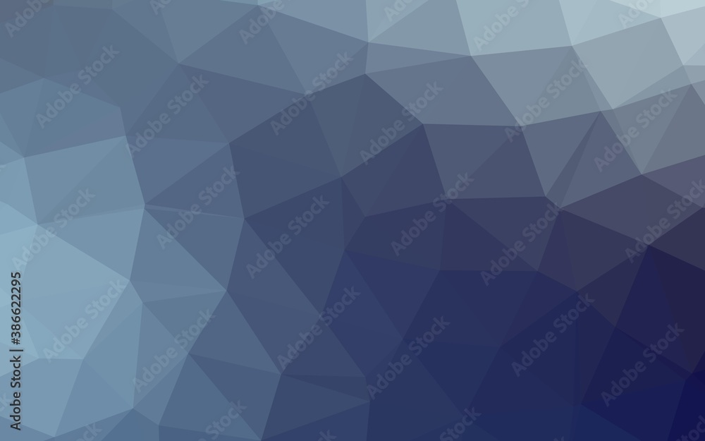 Light BLUE vector triangle mosaic texture. Light BLUE vector triangle mosaic texture.