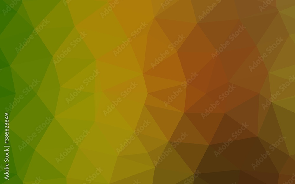 Light Green, Red vector blurry triangle template. Light Green, Red vector blurry triangle template.