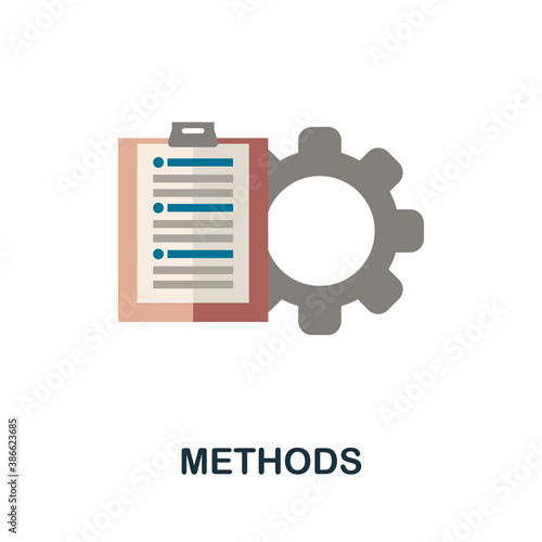 Methods icon. Simple element from business growth collection. Creative Methods icon for web design, templates, infographics and more