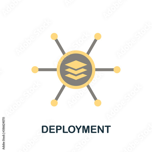 Deployment icon. Simple element from business growth collection. Creative Deployment icon for web design, templates, infographics and more