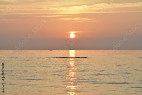 sunset in the sea © Елена Громова