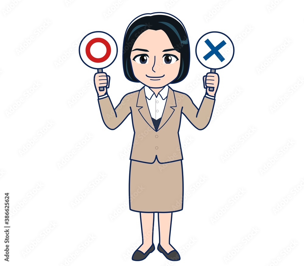 Bank clerk woman in a suit Bank clerk woman in a suit