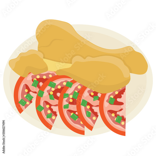 
Crispy crunchy fast food item is here to grip the icon chicken drumsticks 
