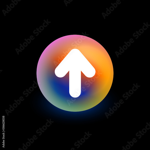 Arrow Upward - App Button