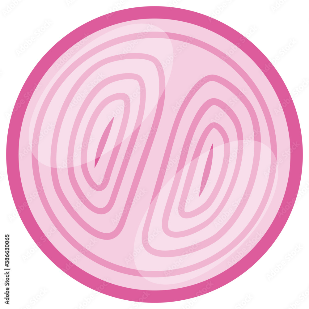 Peeled onion in slices to make salad or for garnishing food
Peeled onion in slices to make salad or for garnishing food