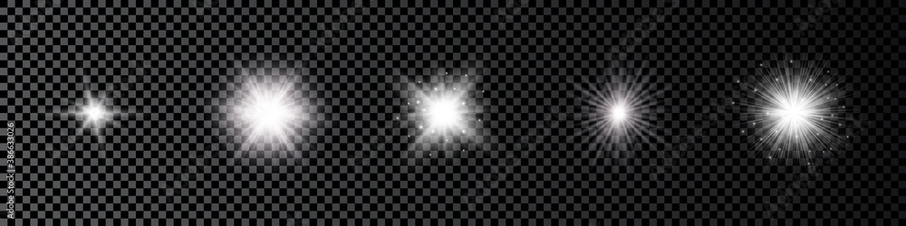 Light effect of lens flare Light effect of lens flare