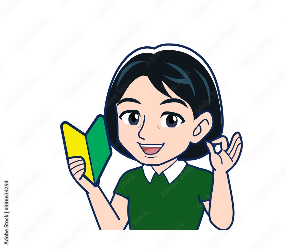 Beautiful woman in a green clothes Beautiful woman in a green clothes