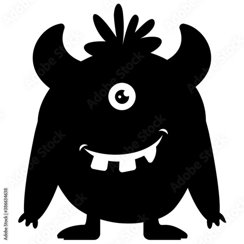 
A one eyed pink colored monster with horns, zazzle monster
