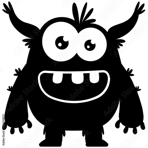 
A pink colored horrible faced creature with bulging eyes and big teeth and unusual body characterizing the oddball monster 
