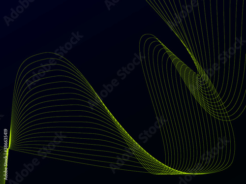 abstract green background with lines