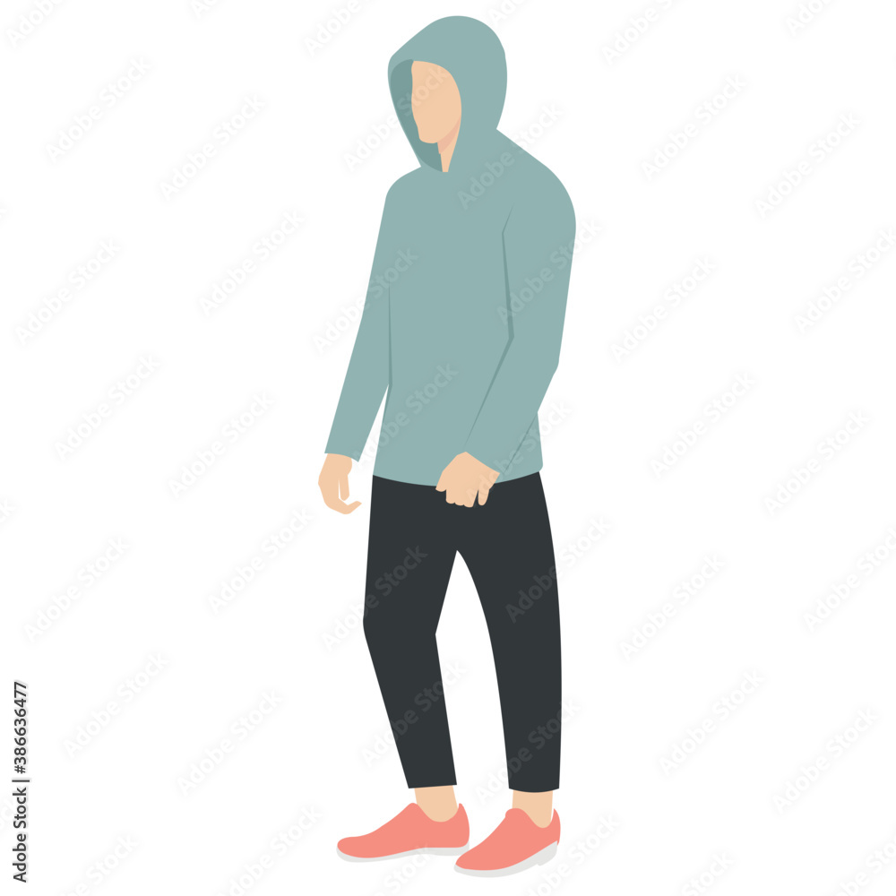 Handsome boy in casual dressing standing with fold arms and crossed legs
Handsome boy in casual dressing standing with fold arms and crossed legs