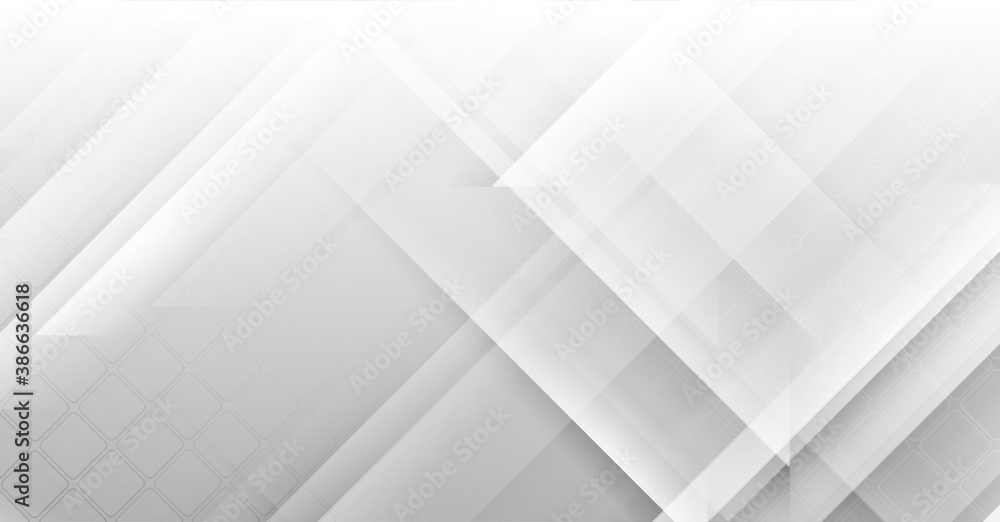 Grey and white tech geometric abstract minimal glossy background. Vector design Grey and white tech geometric abstract minimal glossy background. Vector design