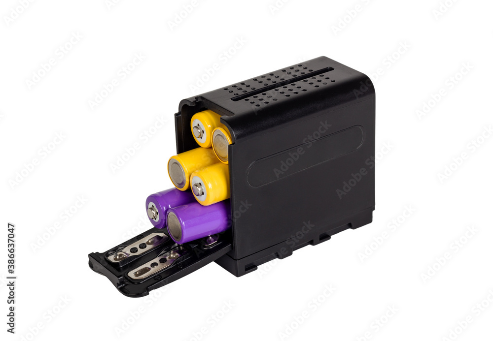 Battery adapter for electronic equipment. Battery adapter for electronic equipment.