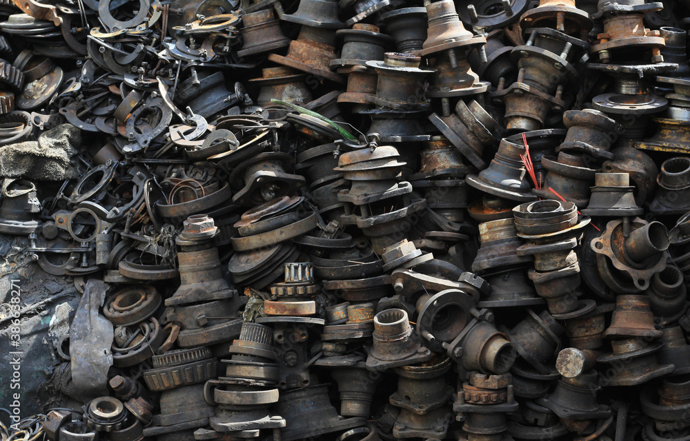 Many old automotive spare parts,Machine parts Many old automotive spare parts,Machine parts