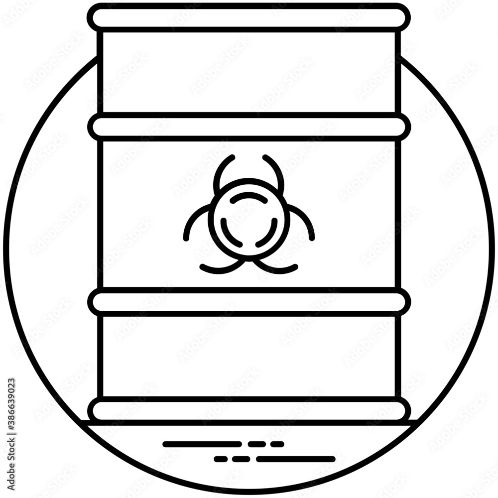 A barrel with toxic signage, biohazard chemicals
A barrel with toxic signage, biohazard chemicals