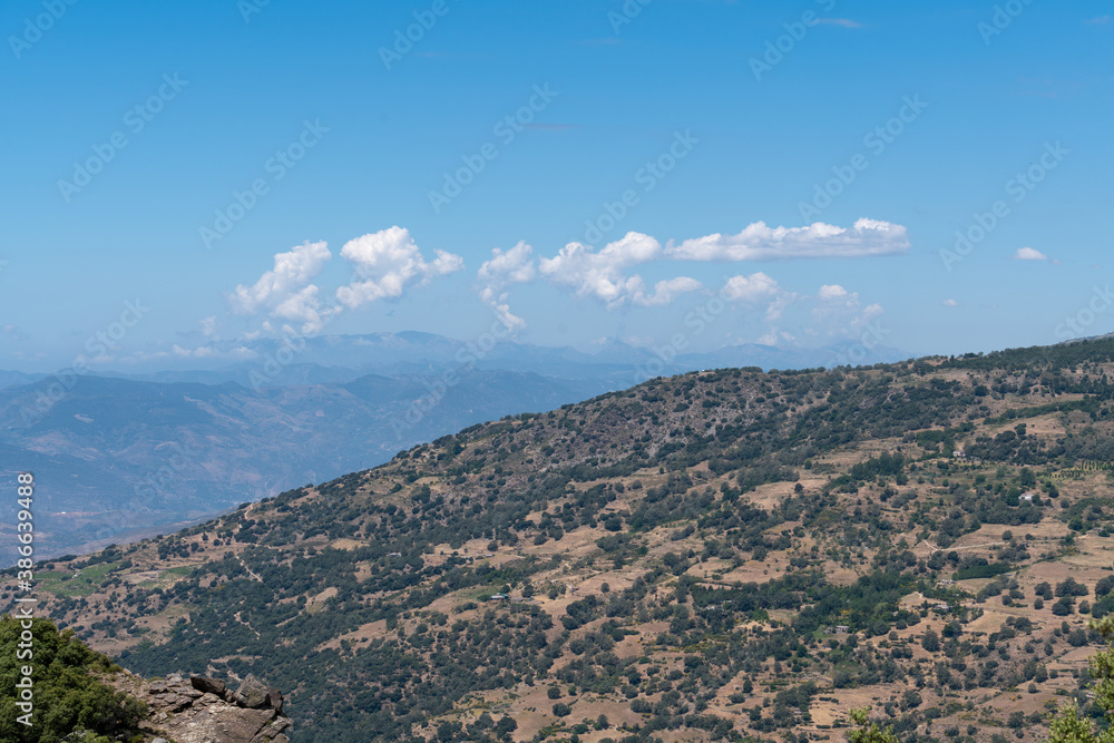 Mountainous landscape  in southern Spain