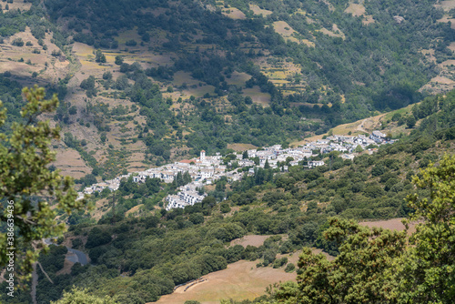 The town of Capileira in the province of Granada