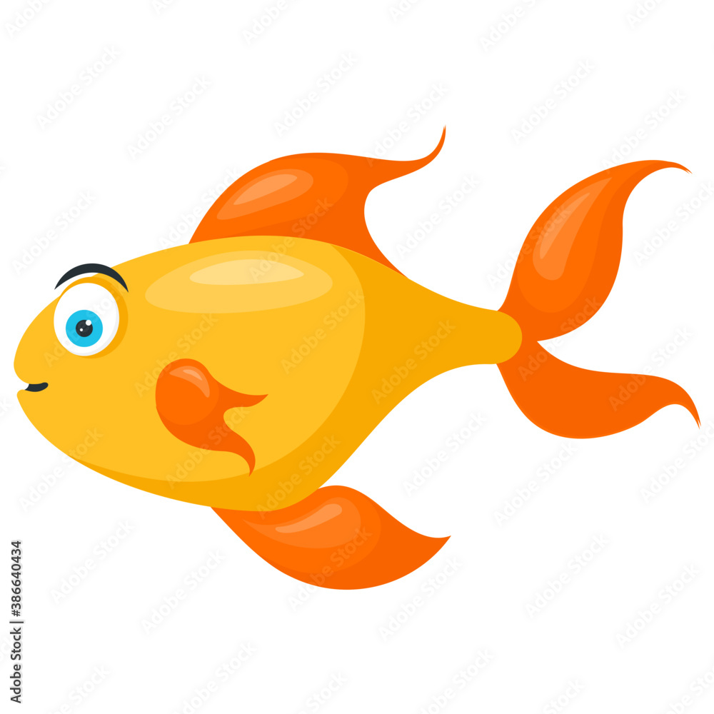 A cartoon image of snapper fish from the family of perciform fish having many species of it lives in freshwater
A cartoon image of snapper fish from the family of perciform fish having many species of it lives in freshwater