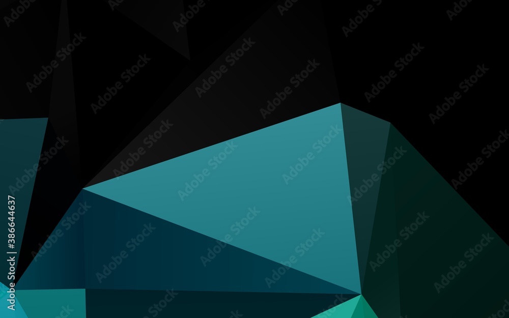 Light Blue, Green vector shining triangular template. Light Blue, Green vector shining triangular template.