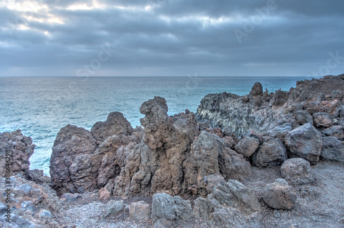 Los Hervideros, Lanzarote, HDR Image