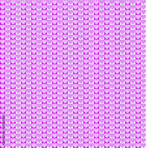Obraz na płótnie Seamless background. Pink hearts, striped texture w salonie