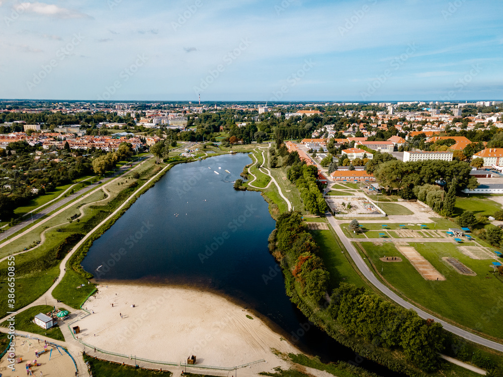 Water park for wakeboarding in Koszalin