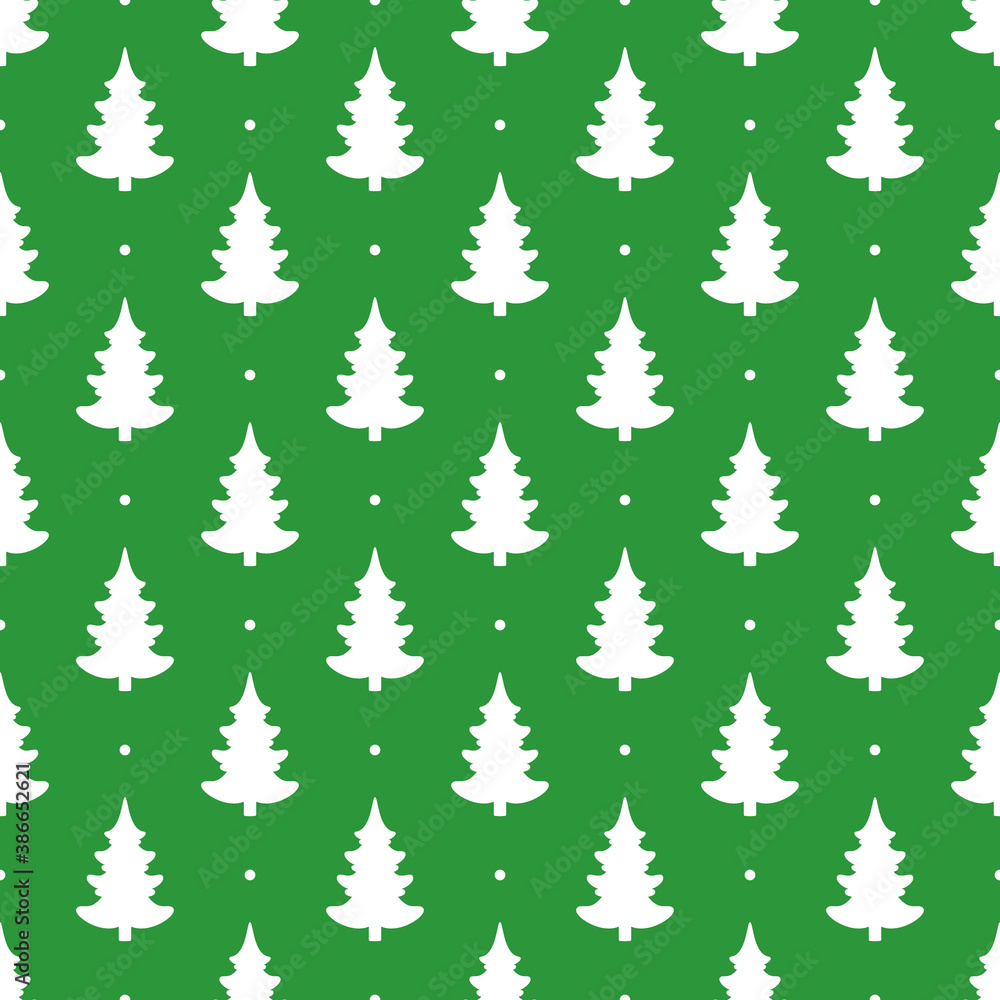 Seamless vector. Fir-tree background. Christmas tree motif. New Year wallpaper. Pines pattern. Holidays ornament. Winter pine trees image. Xmas illustration. Floral backdrop. Textile print design. Seamless vector. Fir-tree background. Christmas tree motif. New Year wallpaper. Pines pattern. Holidays ornament. Winter pine trees image. Xmas illustration. Floral backdrop. Textile print design.