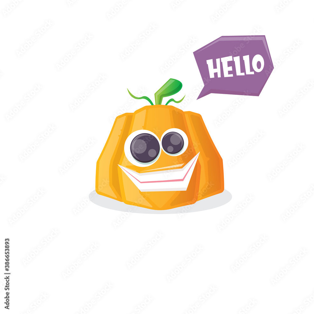 vector funny cartoon pumpkin character isolated on white background. funky smiling cute autumn vegetable character. Halloween cartoon smiling pumpkin vector funny cartoon pumpkin character isolated on white background. funky smiling cute autumn vegetable character. Halloween cartoon smiling pumpkin