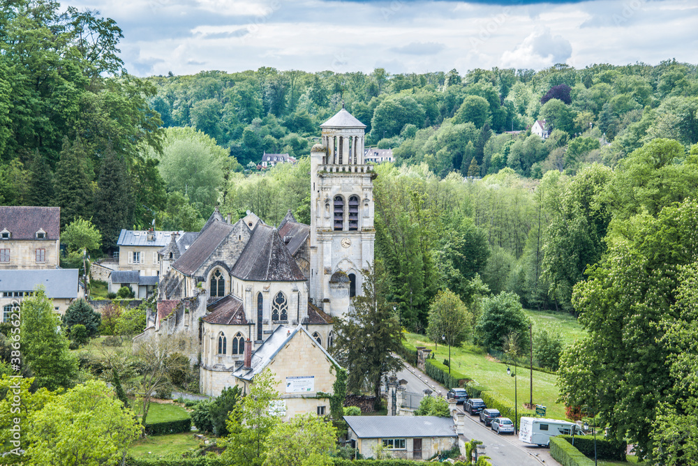 Fototapeta premium Eglise de Pierrefonds (Oise)