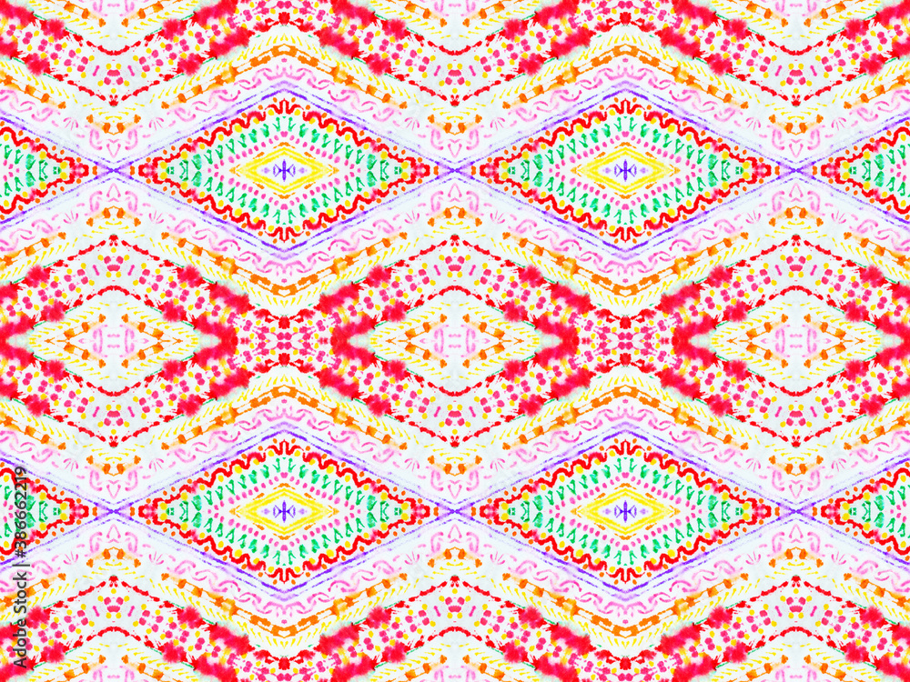 Seamless Watercolor African Pattern. Seamless Watercolor African Pattern.