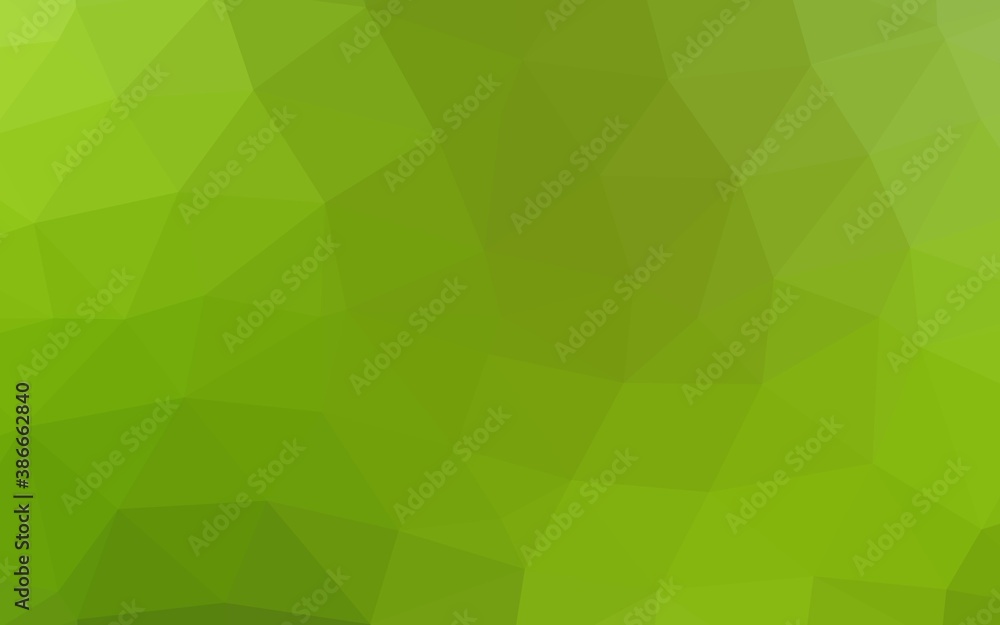 Light Green vector abstract mosaic background. Light Green vector abstract mosaic background.