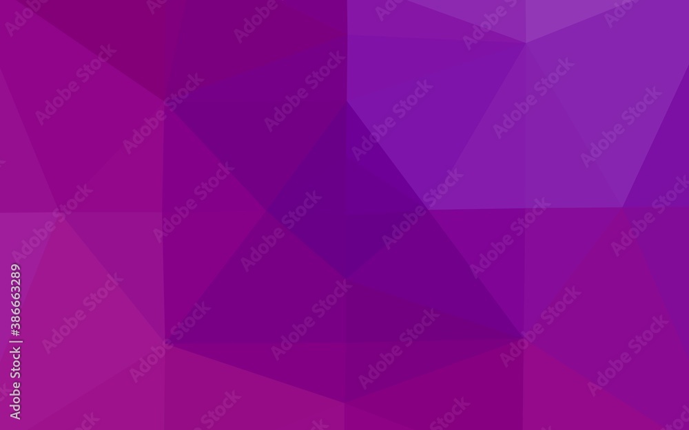 Light Purple vector triangle mosaic template. Light Purple vector triangle mosaic template.