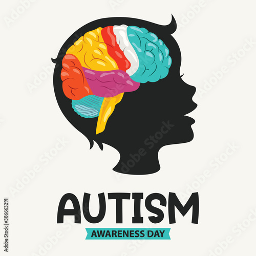 Concept Drawing of Autism Awareness