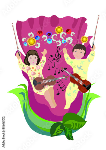 Little violinists