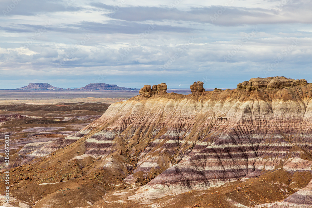 A View of the Painted Desert in Arizona