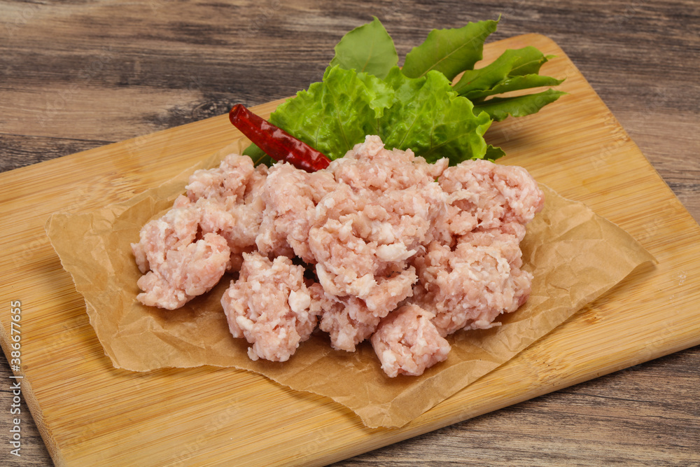 Homemade pork minced meat for cooking Homemade pork minced meat for cooking