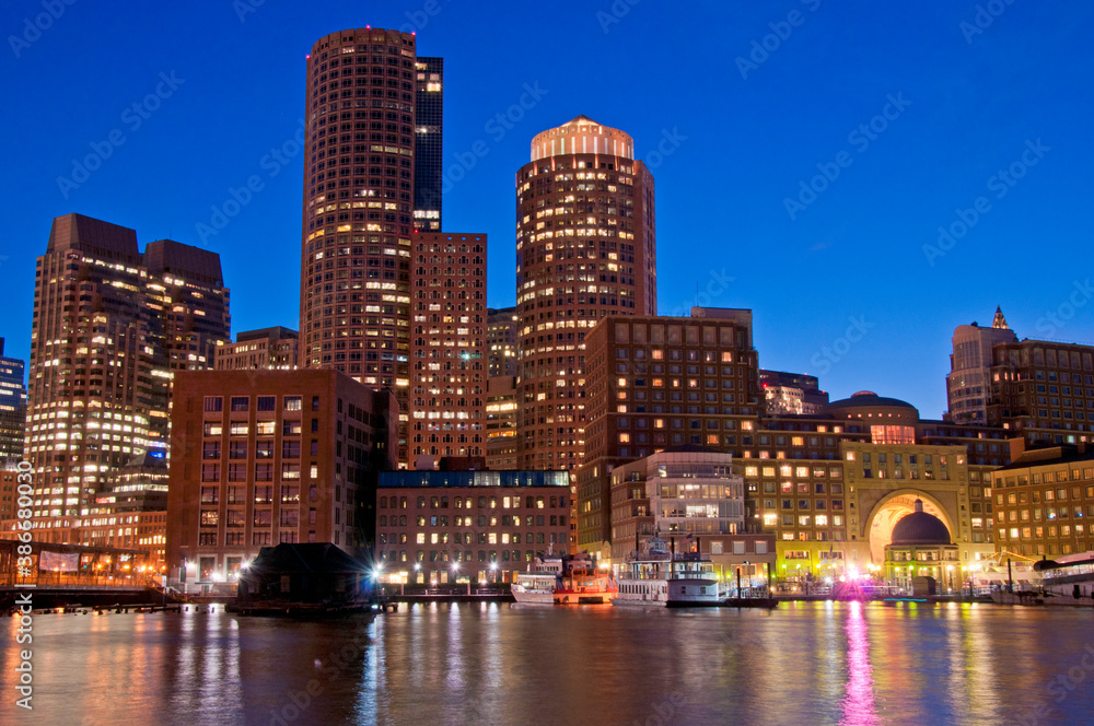 Fototapeta premium Boston Skyline