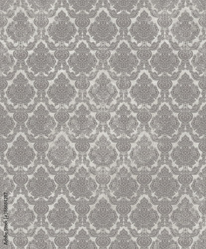 Classic damask wallpaper pattern 