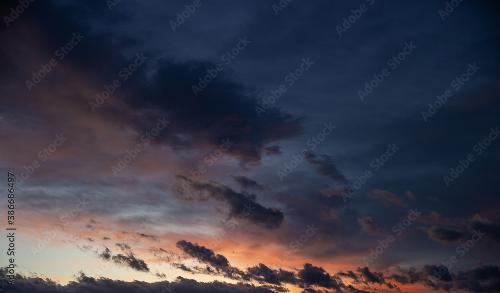 Image of dramatic sky with clouds Image of dramatic sky with clouds